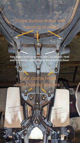 Wiring cover marked up