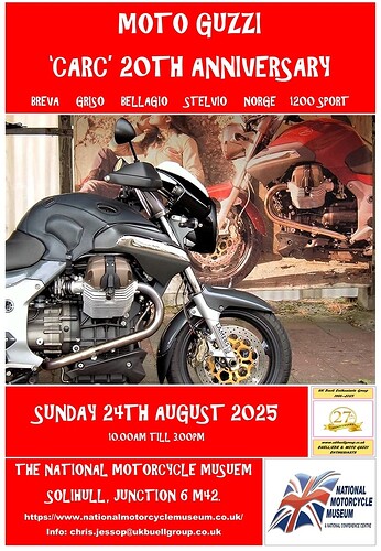 2025 Guzzi CARC 20th Anniversary Poster small