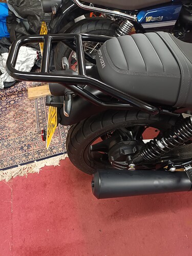 Stone and Givi Rack