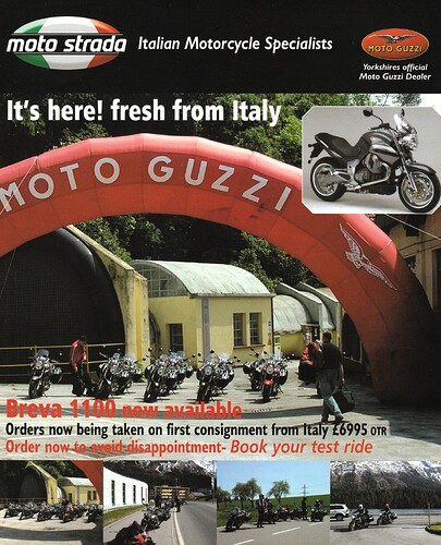 2025 Breva V1100 Advert August 2005