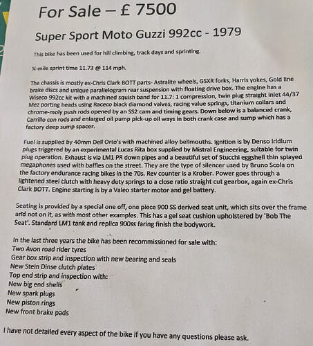 Guzzi Spec