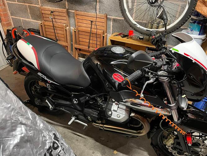In garage